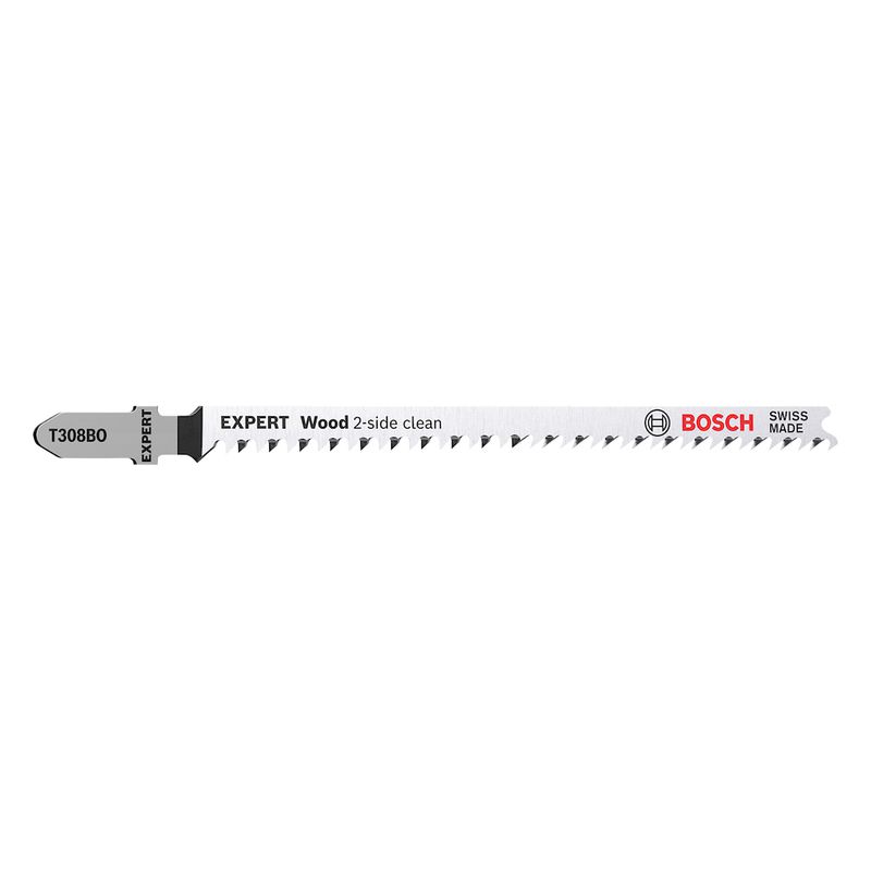 Lâmina de serra tico tico Bosch EXPERT Wood2-SideClean T308BO, 2 lâminas