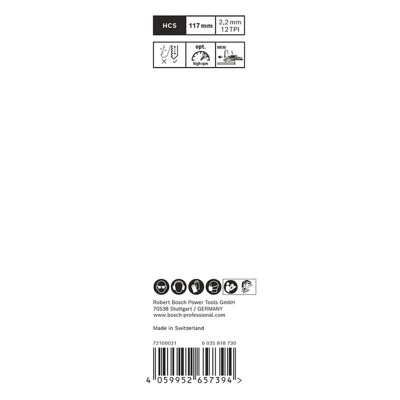 Lâmina de serra tico tico Bosch EXPERT Wood2-SideClean T308BO, 2 lâminas