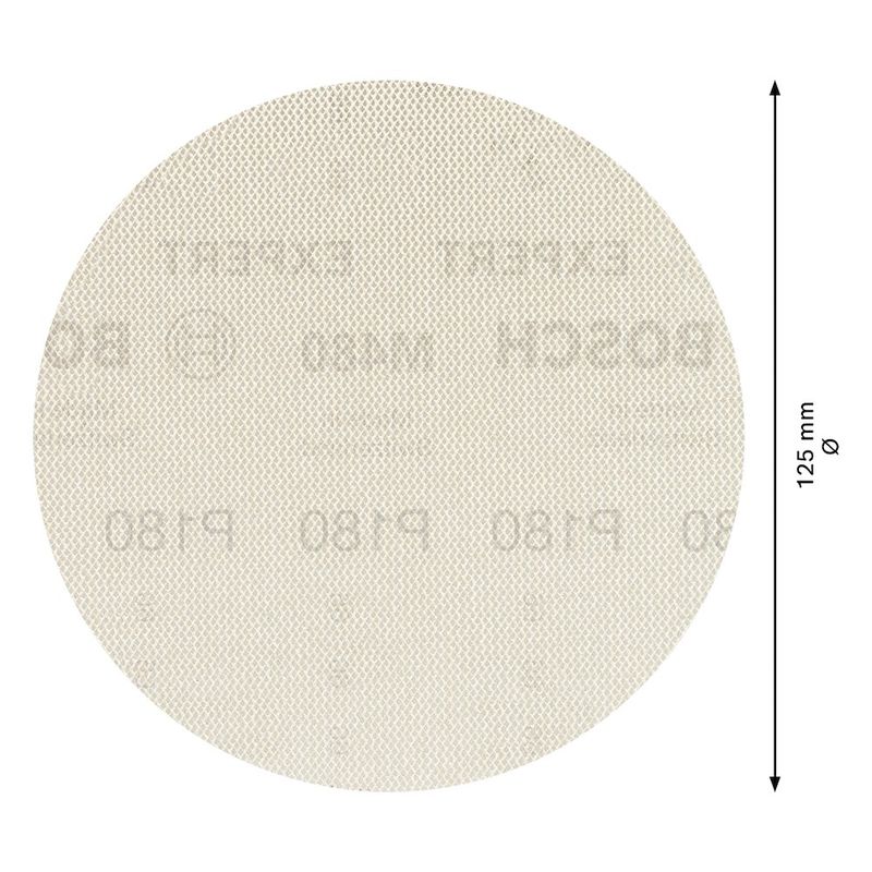 Disco de Lixa Bosch EXPERT M480 125mm G180, 5 peças