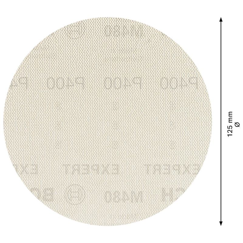 Disco de Lixa Bosch EXPERT M480 125mm G400, 5 peças