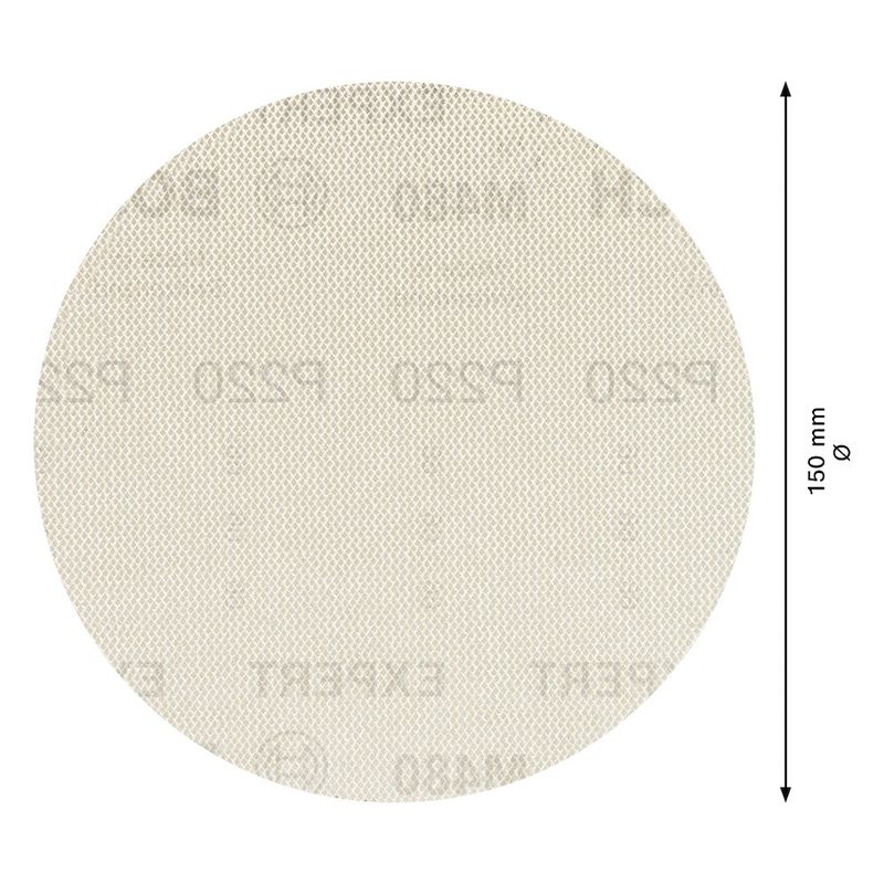 Disco de Lixa Bosch EXPERT M480 150mm G220, 5 peças