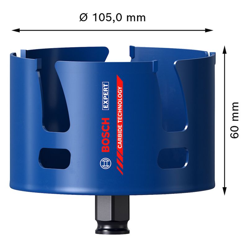 Serra copo Bosch EXPERT Construction Material 105 mm, 4 1/8''