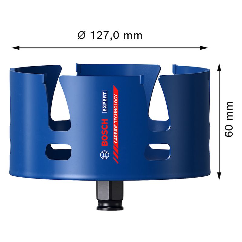 Serra copo Bosch EXPERT Construction Material 127 mm, 5''