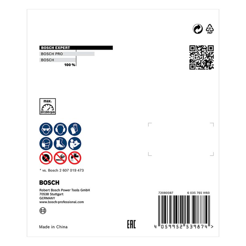 Disco diamantado Bosch EXPERT for Hard Ceramic 76x1,5x10mm