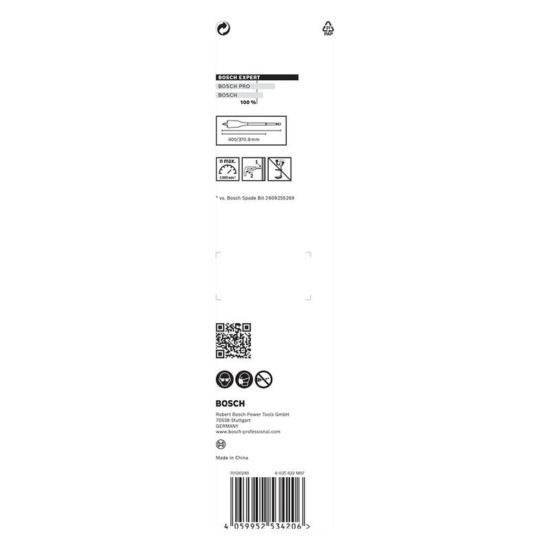Broca para madeira Bosch EXPERT Self Cut Speed 19 x 400mm