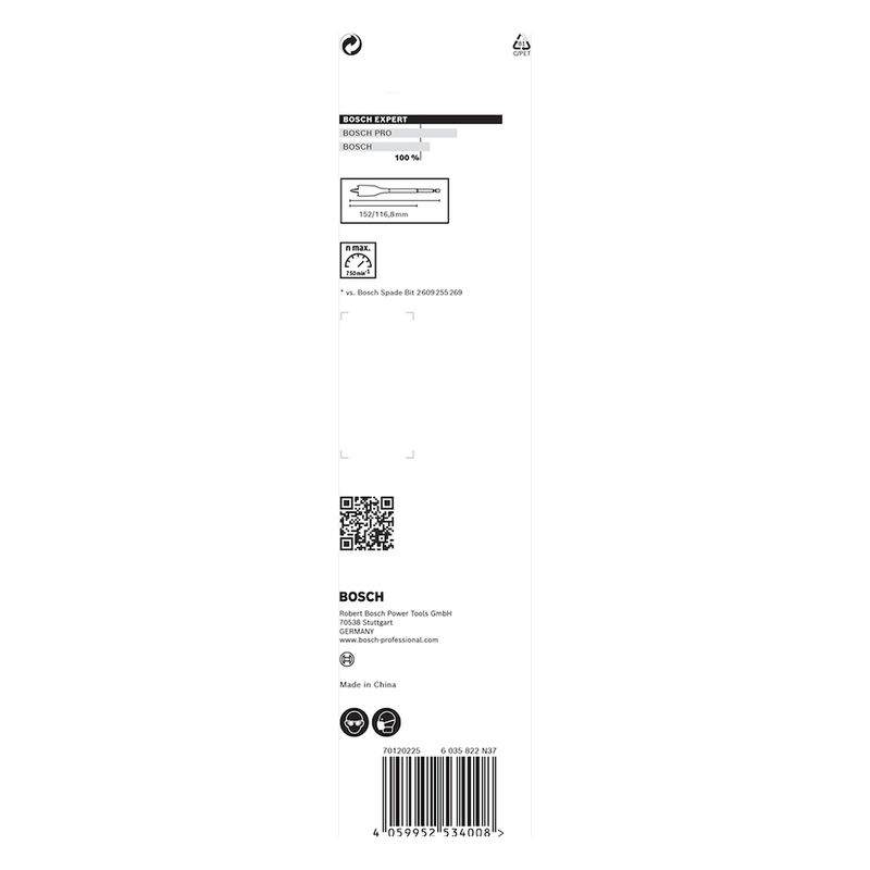 Broca para madeira Bosch EXPERT Self Cut Speed 32 x 152mm