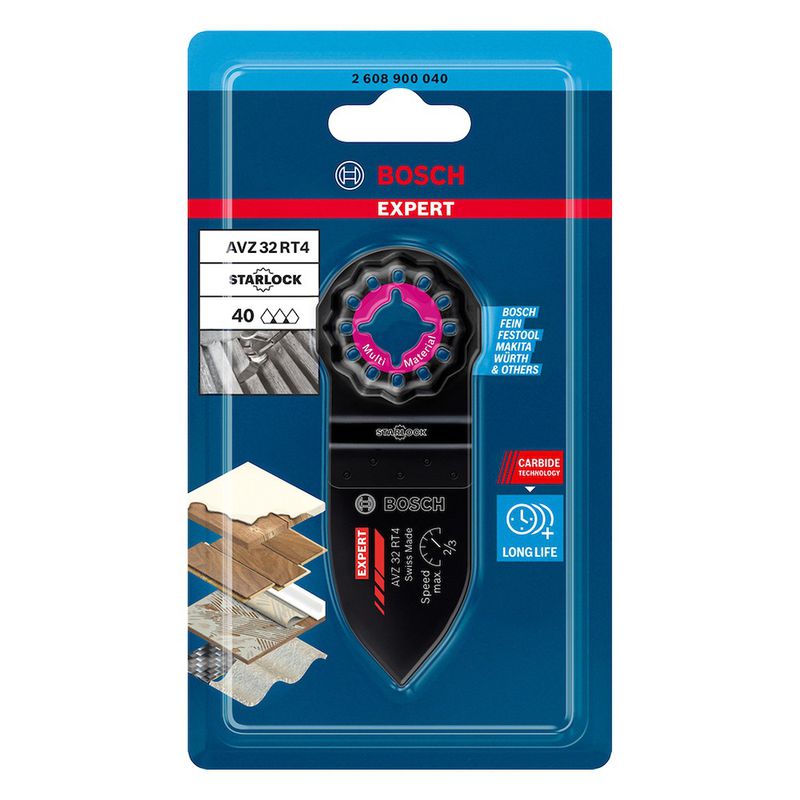 Lâmina para multicortadora Starlock Bosch EXPERT 32 x 50 mm