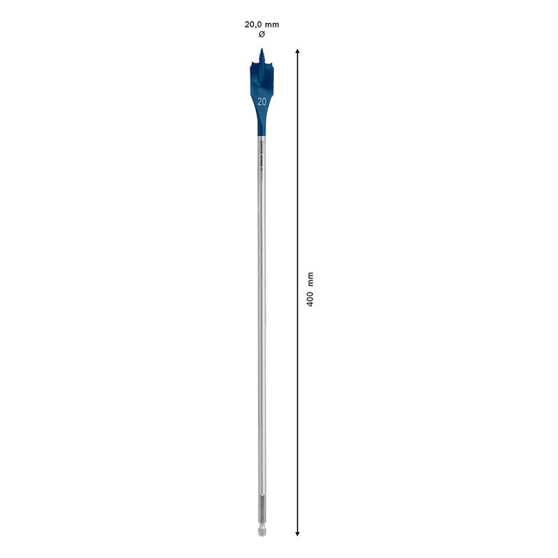 Broca para Madeira Chata EXPERT SelfCut Speed 20 x 400mm