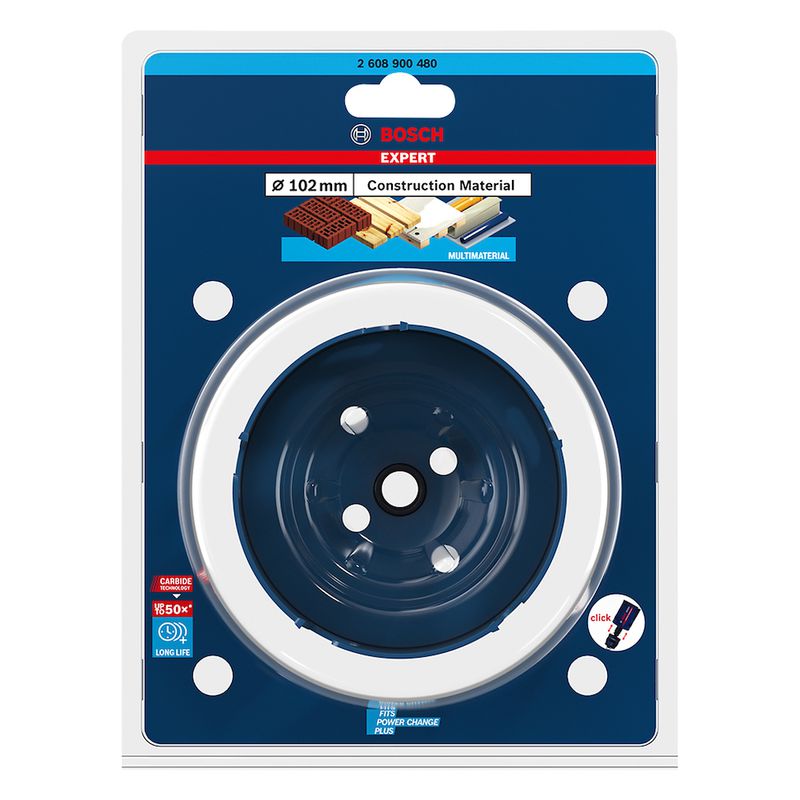 Serra copo Bosch EXPERT Construction Material 102 mm, 4''