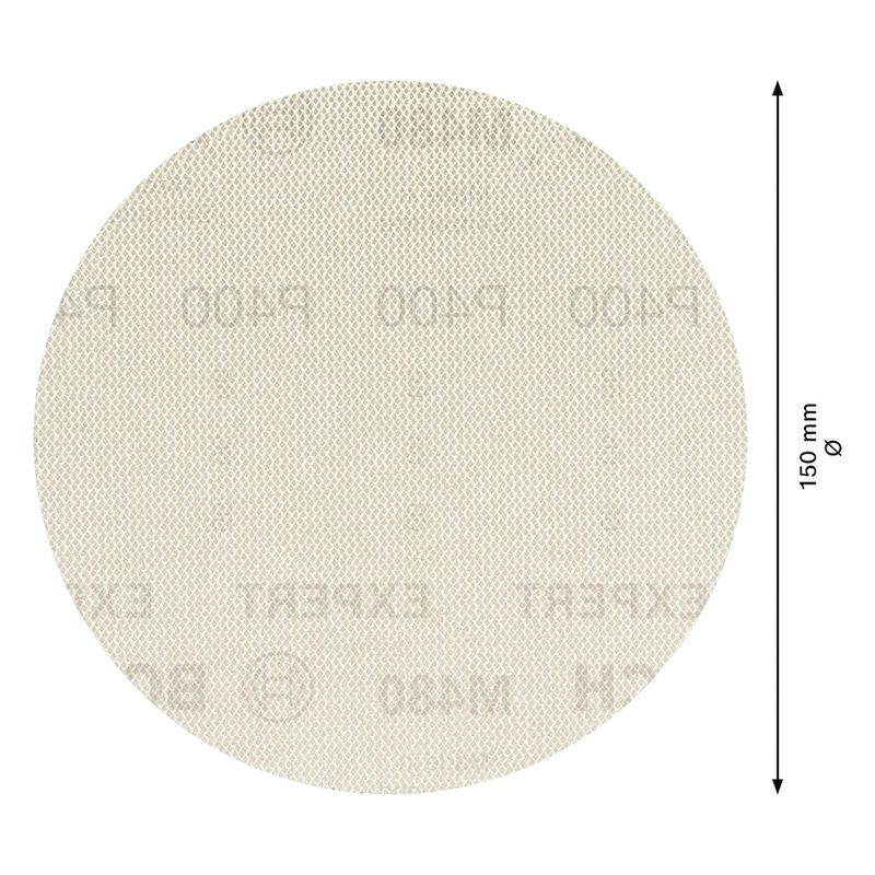 Disco de Lixa Bosch EXPERT M480 150mm G400, 5 peças
