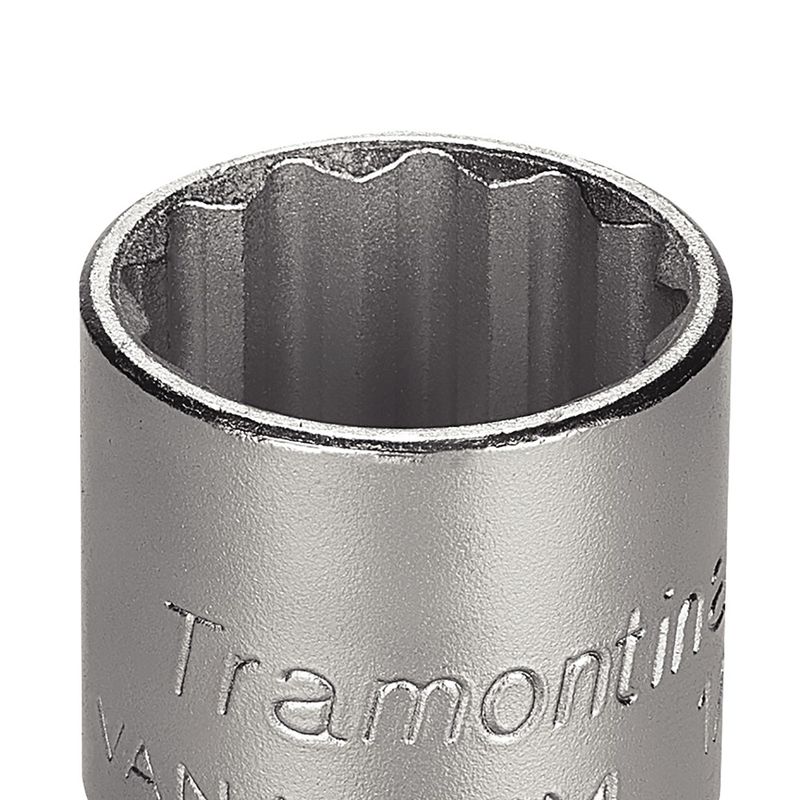 Soquete Estriado em Aço Cromo Vanádio 24 mm - Encaixe 1/2'' - Tramontina Pro