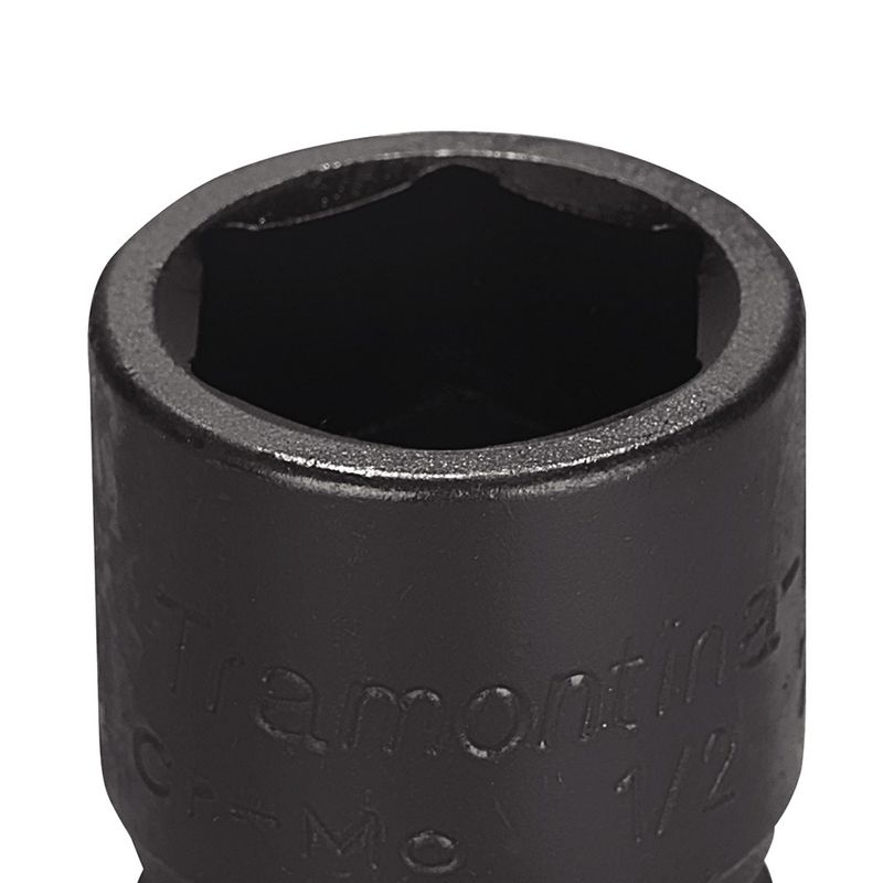 Soquete de Impacto Sextavado em Aço Cromo Molibdênio 24 mm - Encaixe 1/2'' Tramontina PRO