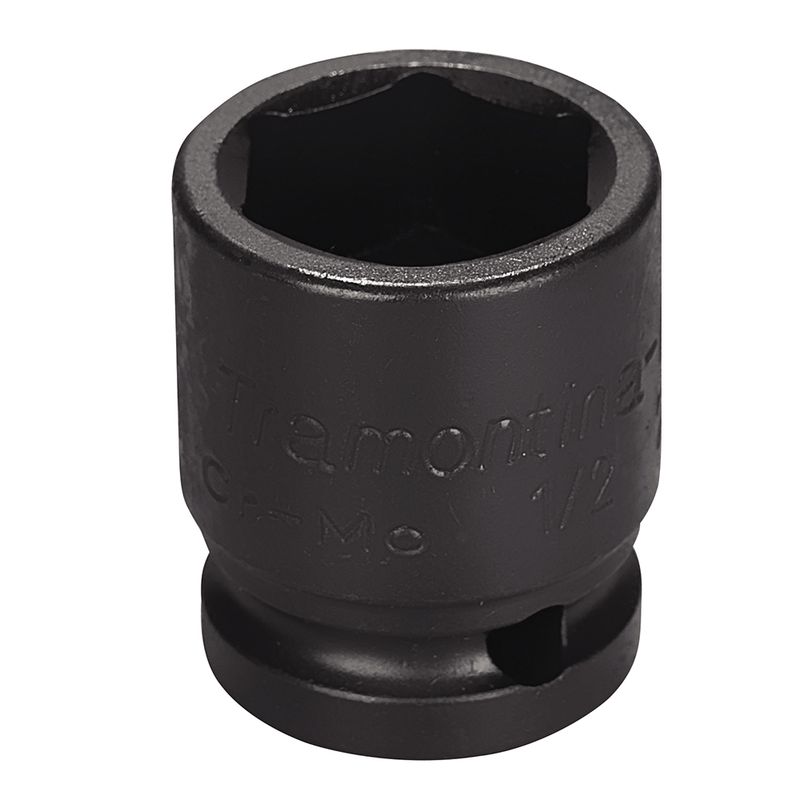 Soquete de Impacto Sextavado em Aço Cromo Molibdênio 24 mm - Encaixe 1/2'' Tramontina PRO
