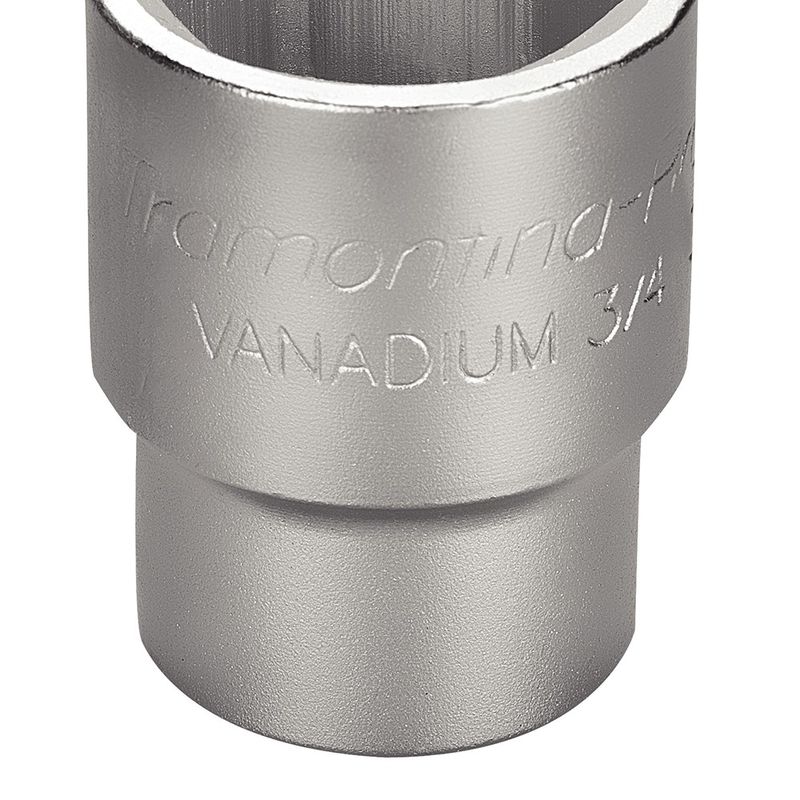 Soquete Sextavado em Aço Cromo Vanádio 32 mm - Encaixe 3/4'' - Tramontina Pro
