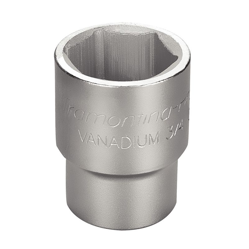 Soquete Sextavado em Aço Cromo Vanádio 32 mm - Encaixe 3/4'' - Tramontina Pro