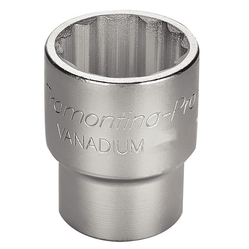 Soquete Estriado em Aço Cromo Vanádio 32 mm - Encaixe 3/4'' - Tramontina Pro