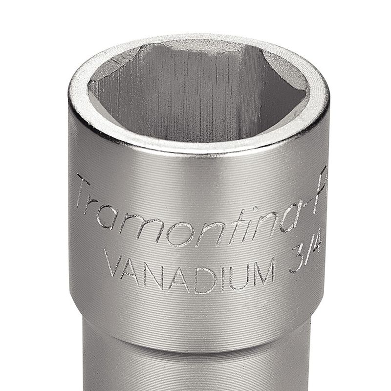 Soquete Sextavado em Aço Cromo Vanádio 30 mm - Encaixe 3/4'' Tramontina PRO