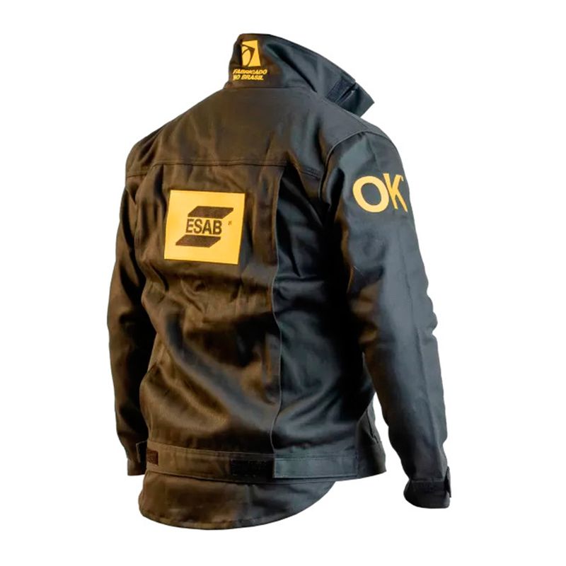 Jaqueta de Solda Preta Logo OK (P) - ESAB