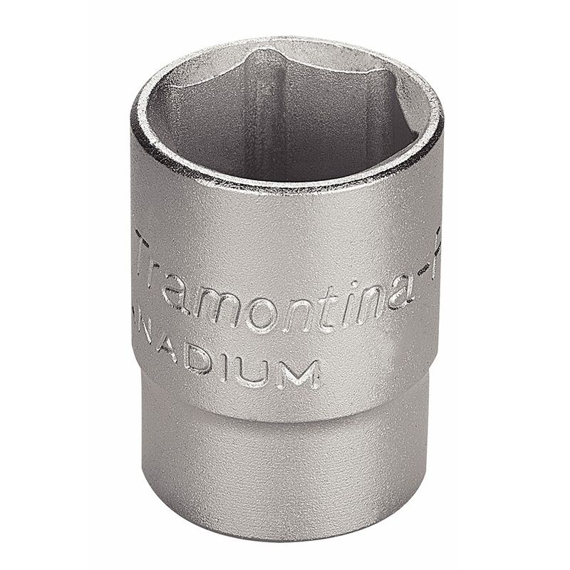 Soquete Sextavado em Aço Cromo Vanádio 21 mm - Encaixe 1/2'' - Tramontina Pro