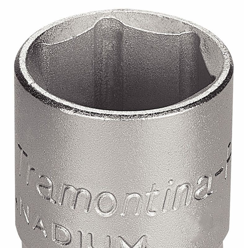 Soquete Sextavado em Aço Cromo Vanádio 23 mm - Encaixe 1/2'' - Tramontina Pro