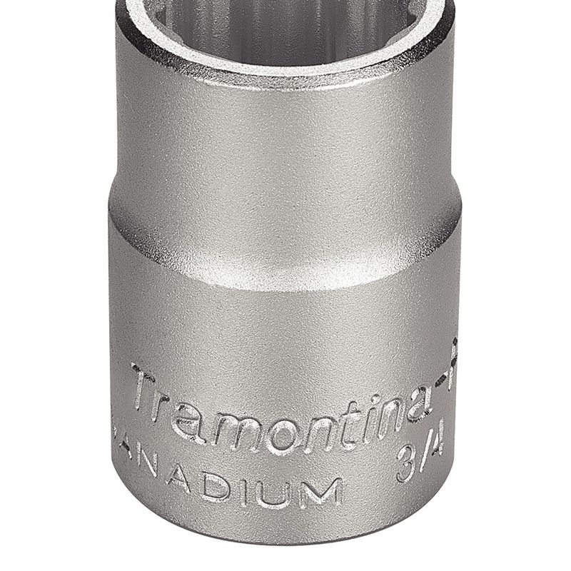 Soquete Estriado em Aço Cromo Vanádio 7/8'' - Encaixe 3/4'' Tramontina PRO