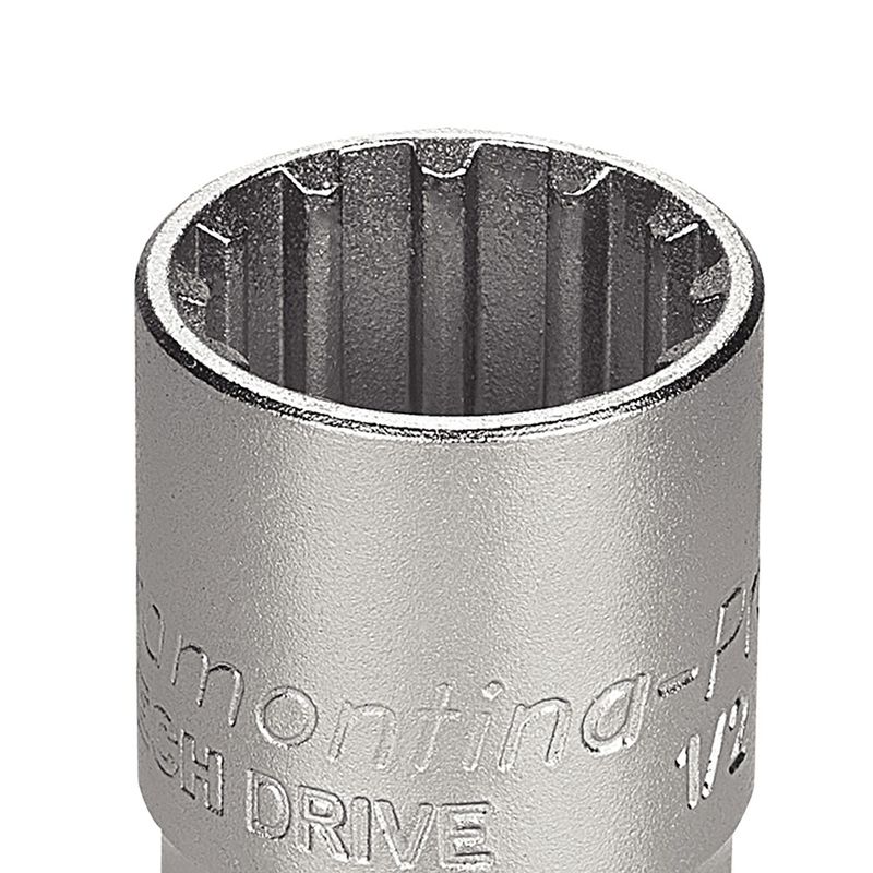 Soquete Techdrive em Aço Cromo Vanádio 19 mm - Encaixe 1/2'' Tramontina PRO