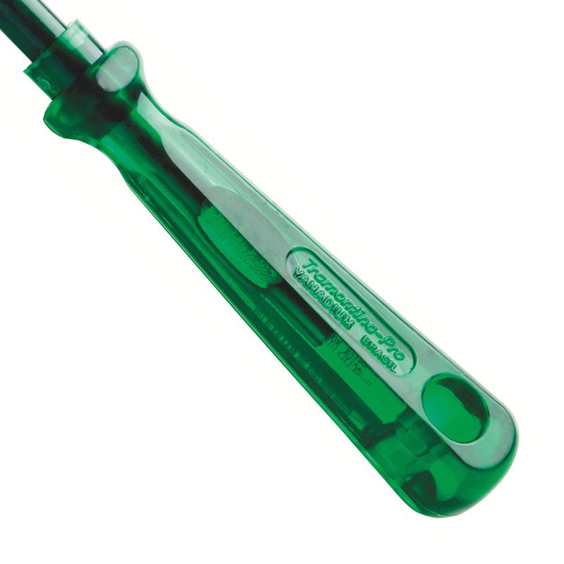 Chave de Fenda Isolada Ponta Chata em Aço Cromo Vanádio 6x200 mm (1/4x8'') Tramontina PRO