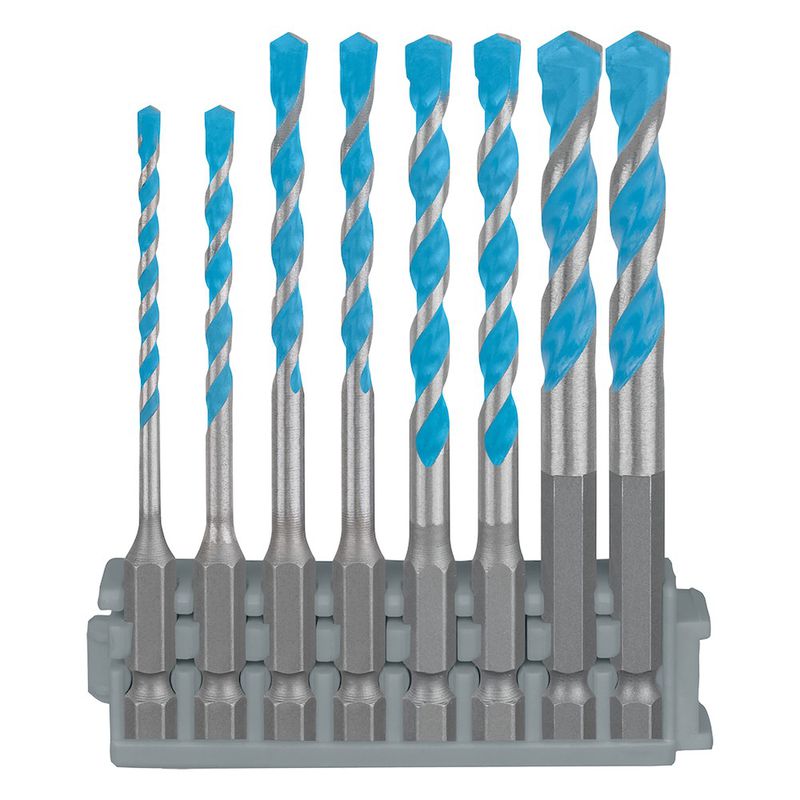 Jogo de Brocas Bosch EXPERT HEX-9 MultiConstruction Diâmetro 3-4-5-5-6-6-8-8 mm