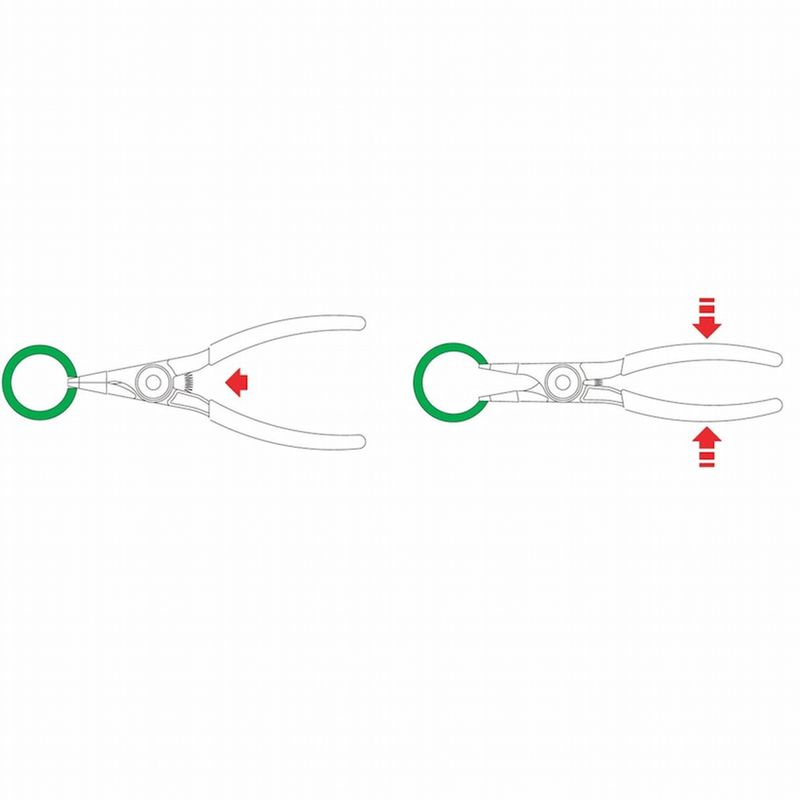Alicate para Anéis Ponta Chata Tramontina PRO