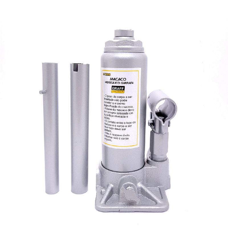 Macaco Hidraulico Garrafa (4t) 4 Toneladas 565,0002 - Graff Vantage