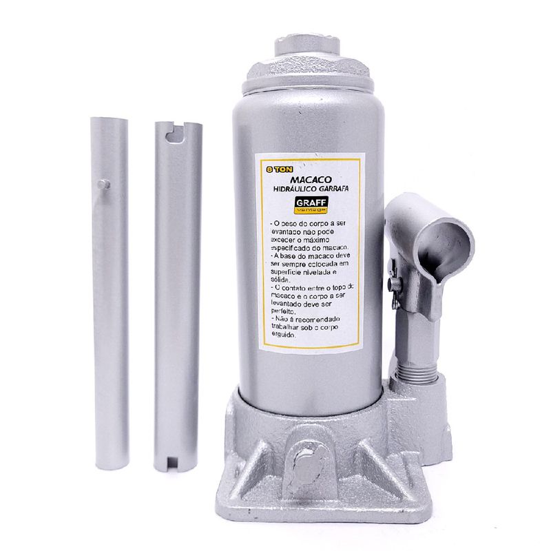 Macaco Hidraulico Garrafa (8t) 8 Toneladas 565,0004 - Graff Vantage