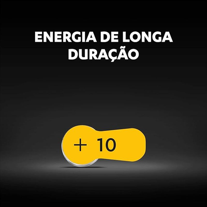 Pilha Auditiva 10 C/6 (108838) - Duracell 
