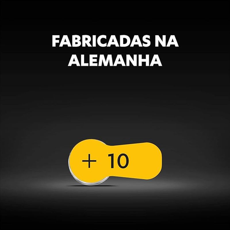 Pilha Auditiva 10 C/6 (108838) - Duracell 