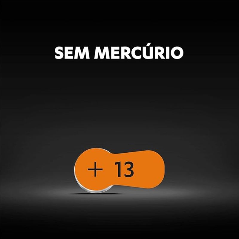 Pilha Auditiva 13 C/6 (108839) - Duracell 