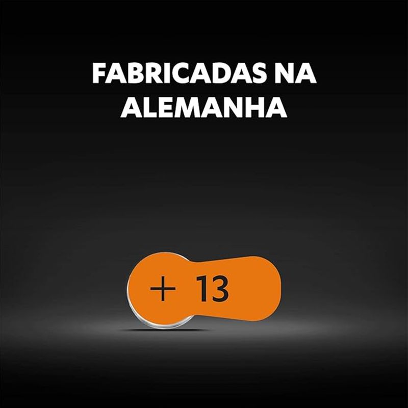 Pilha Auditiva 13 C/6 (108839) - Duracell 