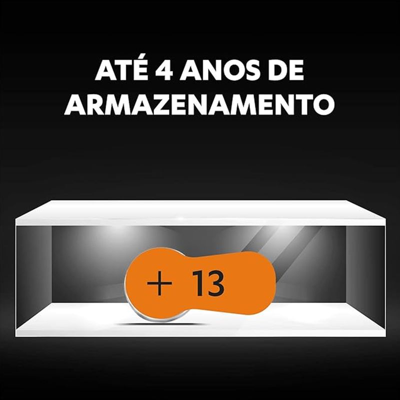 Pilha Auditiva 13 C/6 (108839) - Duracell 