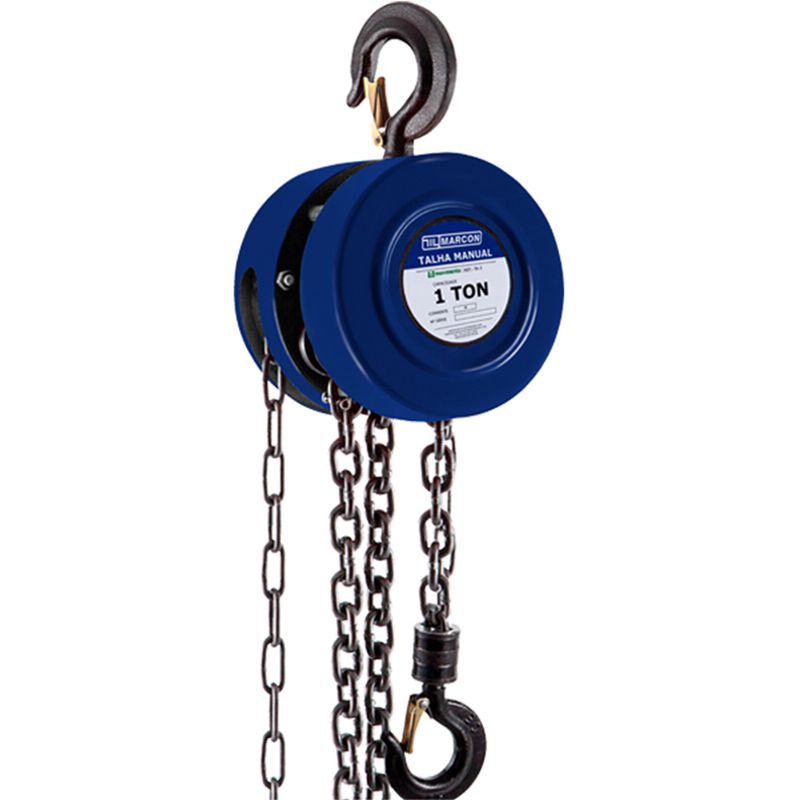 Talha Manual Compacta 1000kg 5mt (TA-4) - Marcon