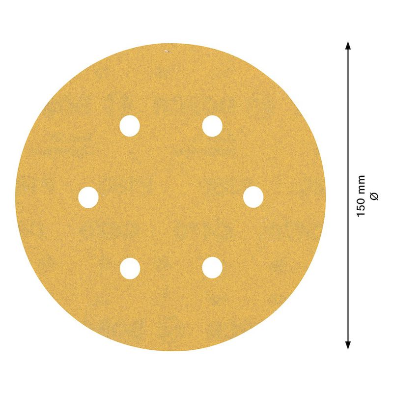 Disco de lixa Expert C470 150mm G180, 50 peças - Bosch
