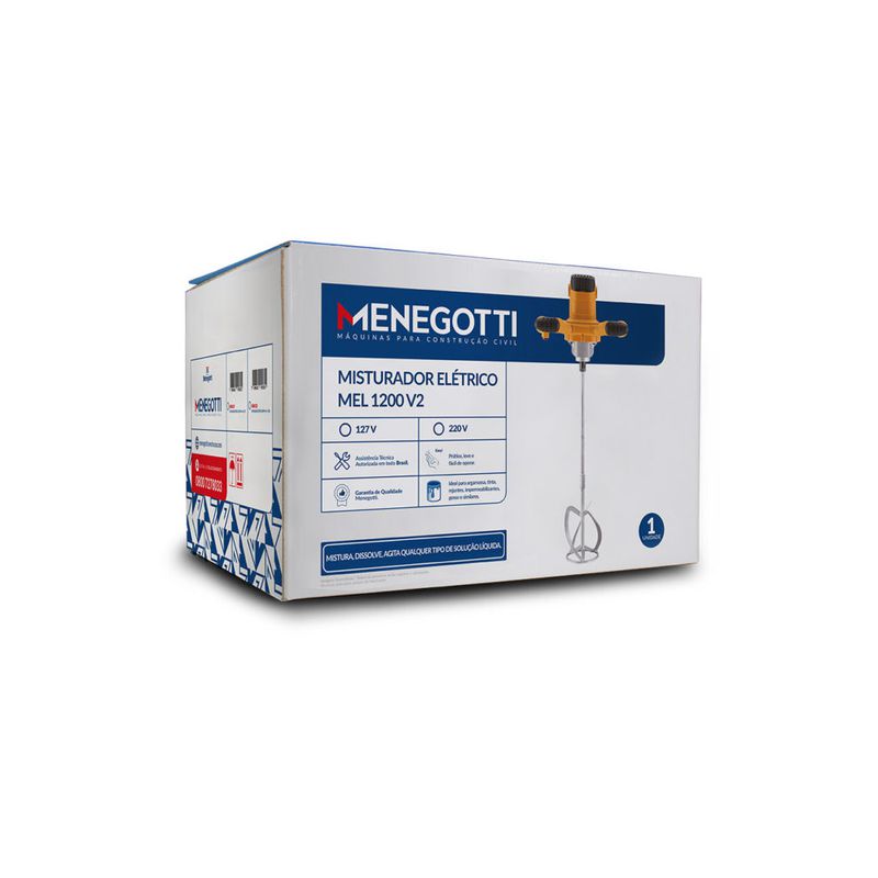 Misturador Elétrico 1270W MEL 1200 - Menegotti