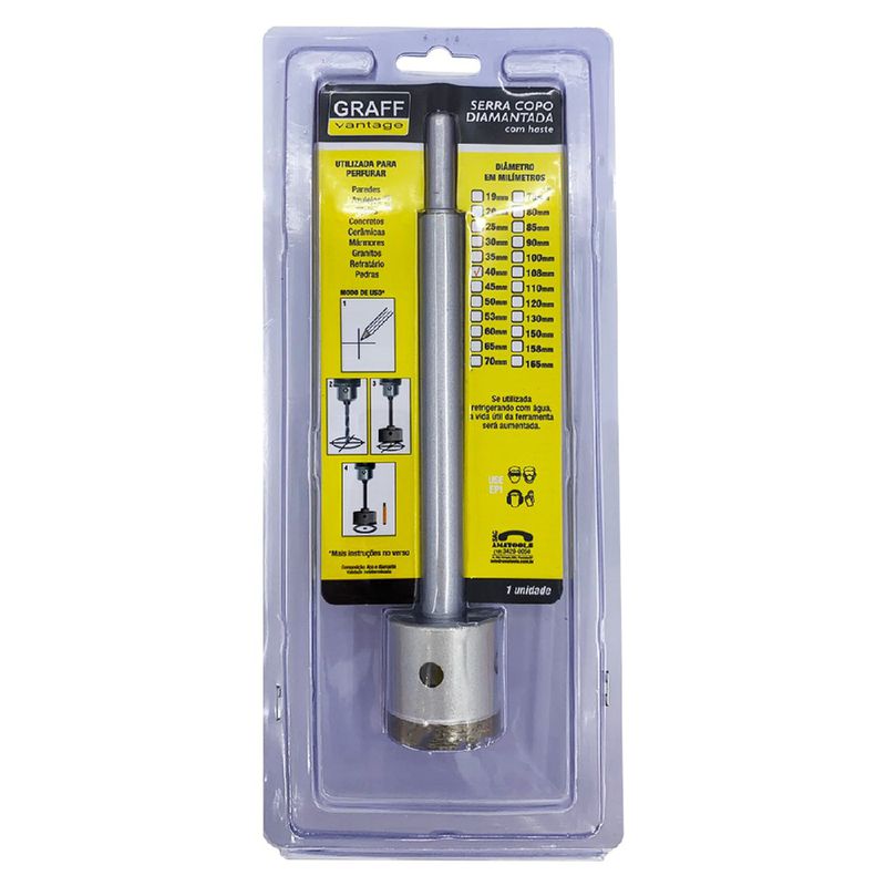 Serra Copo Diamantada 40mm (574,0006) - Graff Vantage