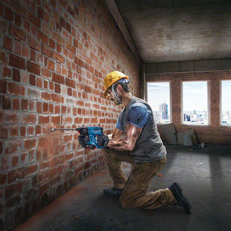 Martelete rompedor Bosch GBH 180-LI Brushless 18V 2 baterias em maleta