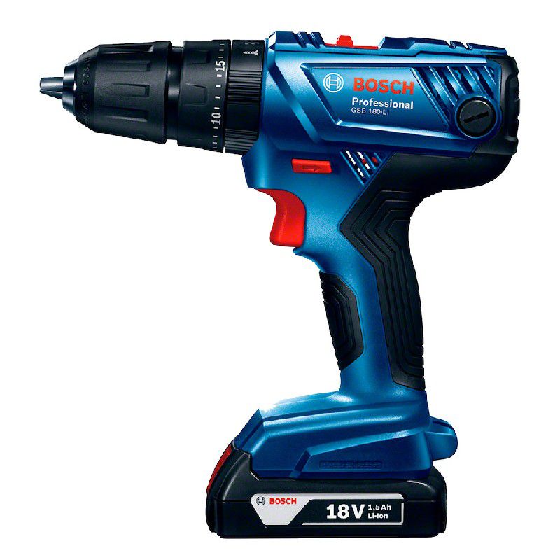 Kit Bosch Parafusadeira GSB 180-LI e Chave de Impacto GDX 180-LI