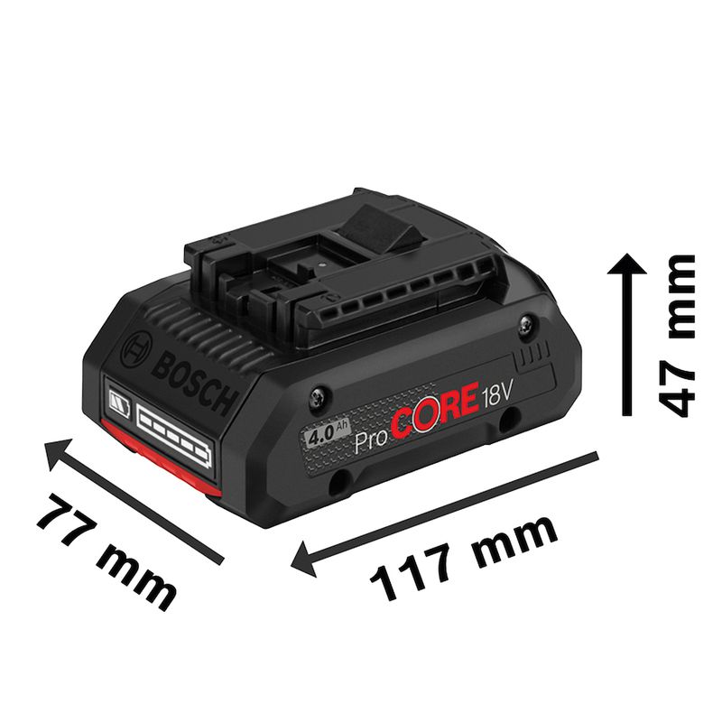 Bateria de Íons de Lítio Bosch ProCORE 18V 4,0Ah