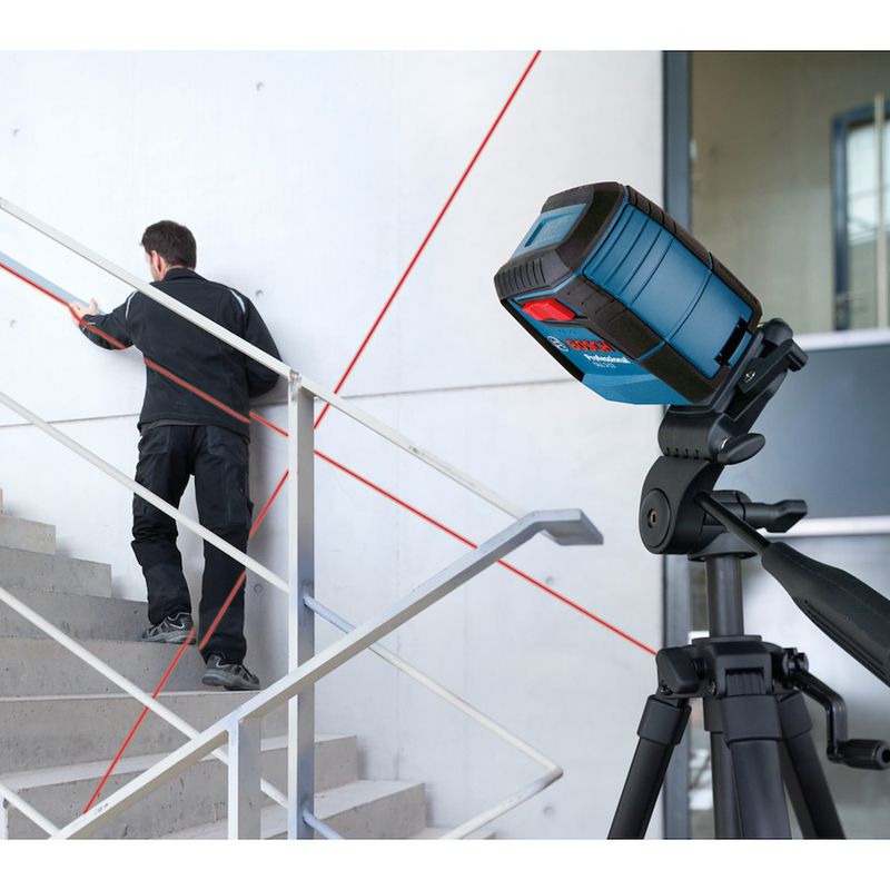Nível a Laser Bosch GLL 2-12 Alcance 12m com Suporte