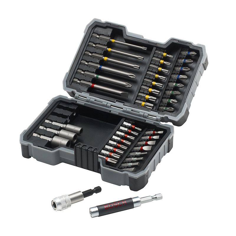 Kit de Pontas e Soquetes Bosch para parafusar com 43 Peças