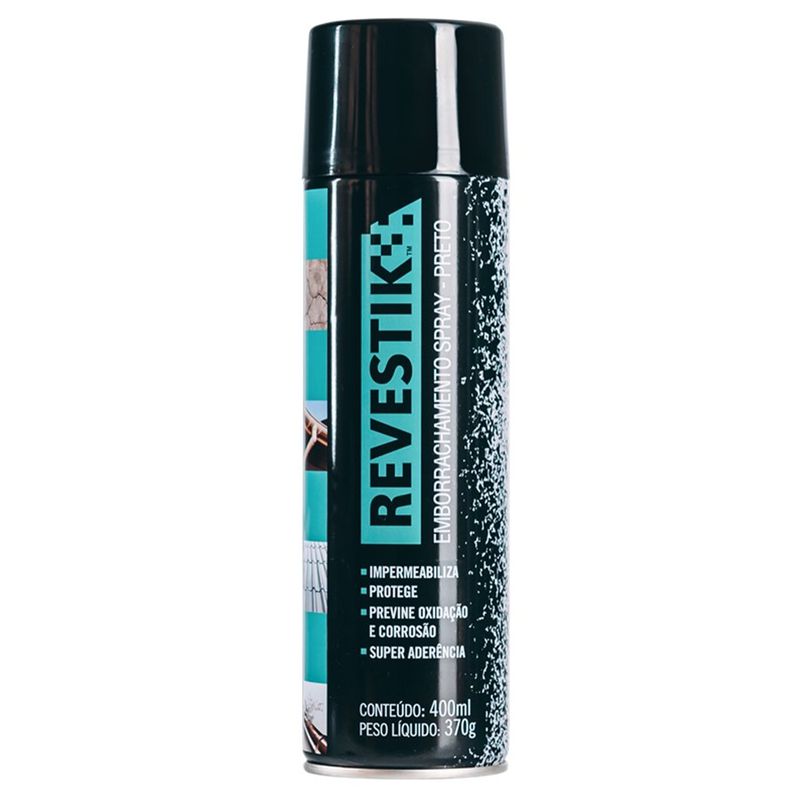 Emborrachamento Spray Preto 400ml (227551) - Revestik