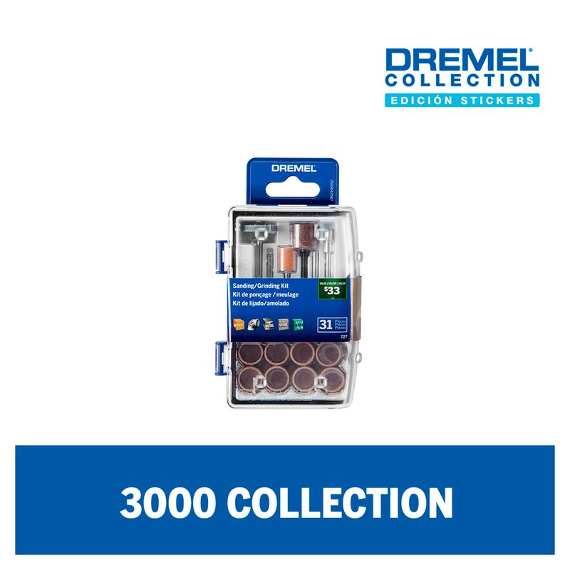 Dremel Micro Retífica 3000 com 31 Acessórios e Caixa Metalizada