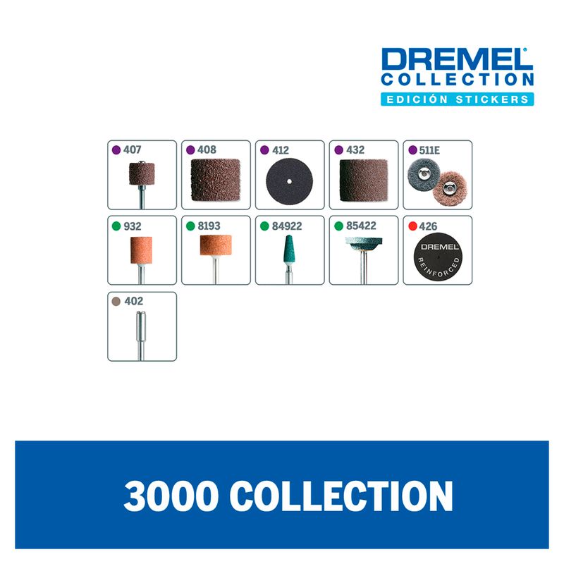 Dremel Micro Retífica 3000 com 31 Acessórios e Caixa Metalizada