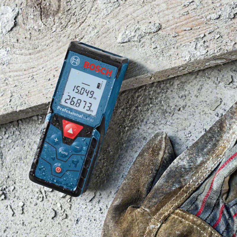 Trena Laser Bosch GLM 40 alcance 40m com bolsa protetora