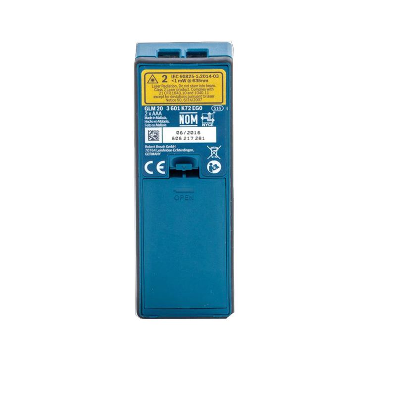 Trena a Laser Alcance 20 Metros GLM 20 - BOSCH